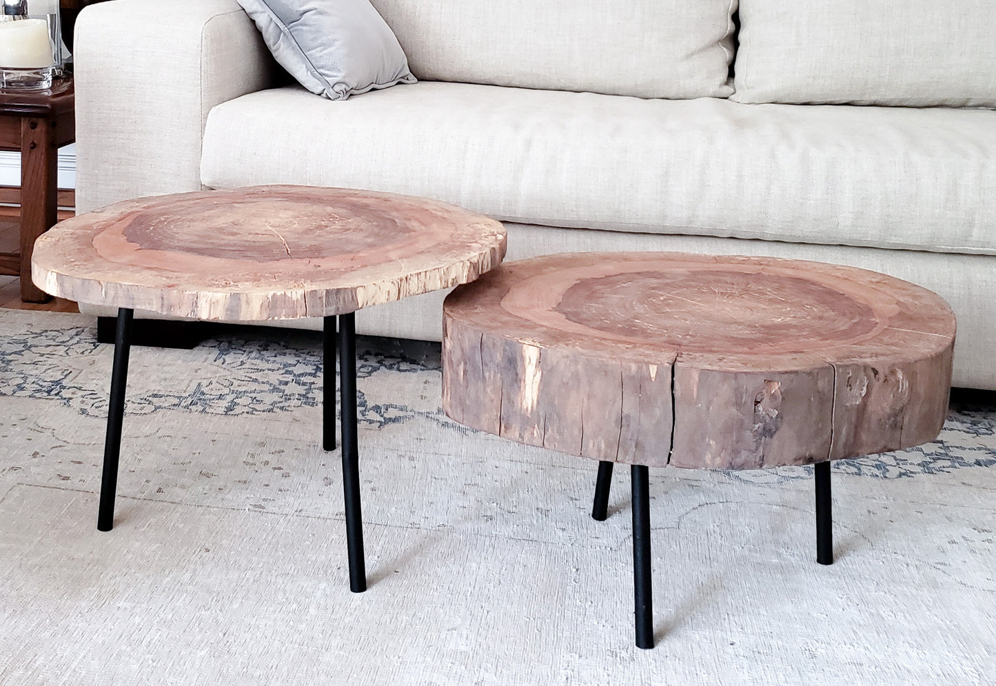 Mesa Lateral Roble Quillín