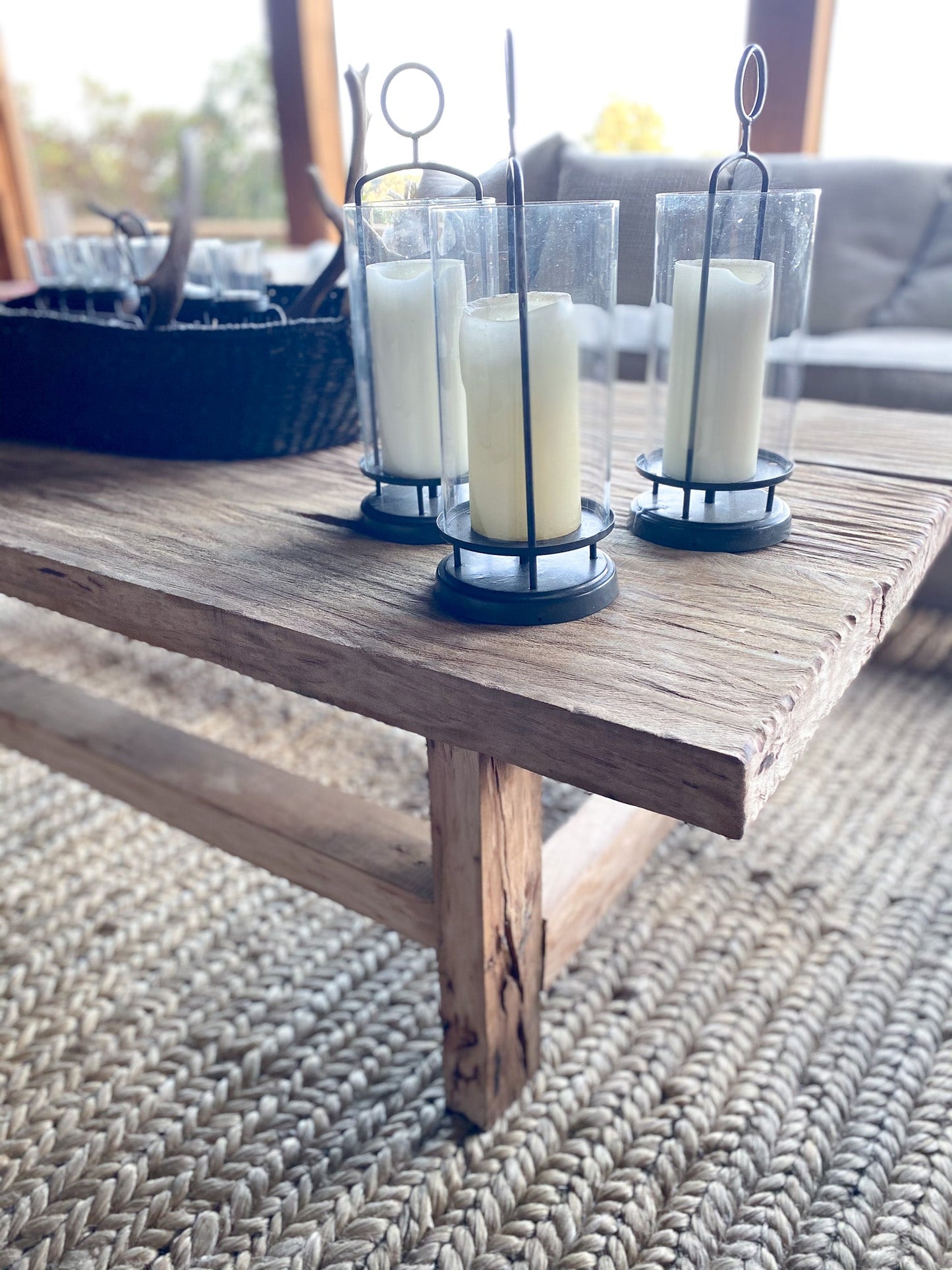 Mesa Coigue Envejecida Reumén