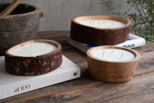 Vela de Soja S con Corteza Ensenada